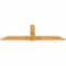 Ekena Millwork Eugene Rough Sawn Timber Gable Bracket, Western Red Cedar, 84"W x 28"H x 2"D x 6"F, 8/12 Pitch GBW084X28X0206EUG00RWR - alternate 3